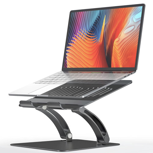 Nulaxy Aluminum Laptop Stand Black (LS-09) - зображення 1