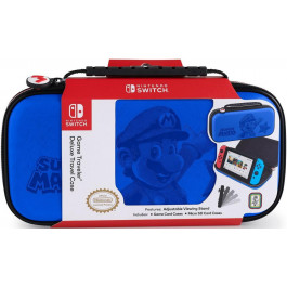 Nintendo Deluxe Travel Case Super Mario Blue