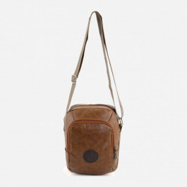 TRAUM Мужская сумка через плечо  коричневая (7171-43)