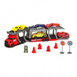 Dickie Toys Автотранспортер с 5 машинками и аксессуарами (3745012)