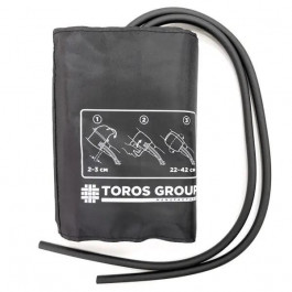 Toros Group Манжета збільшена для механічних тонометрів для вимірювання АТ 22-42 см на дві трубки  1014