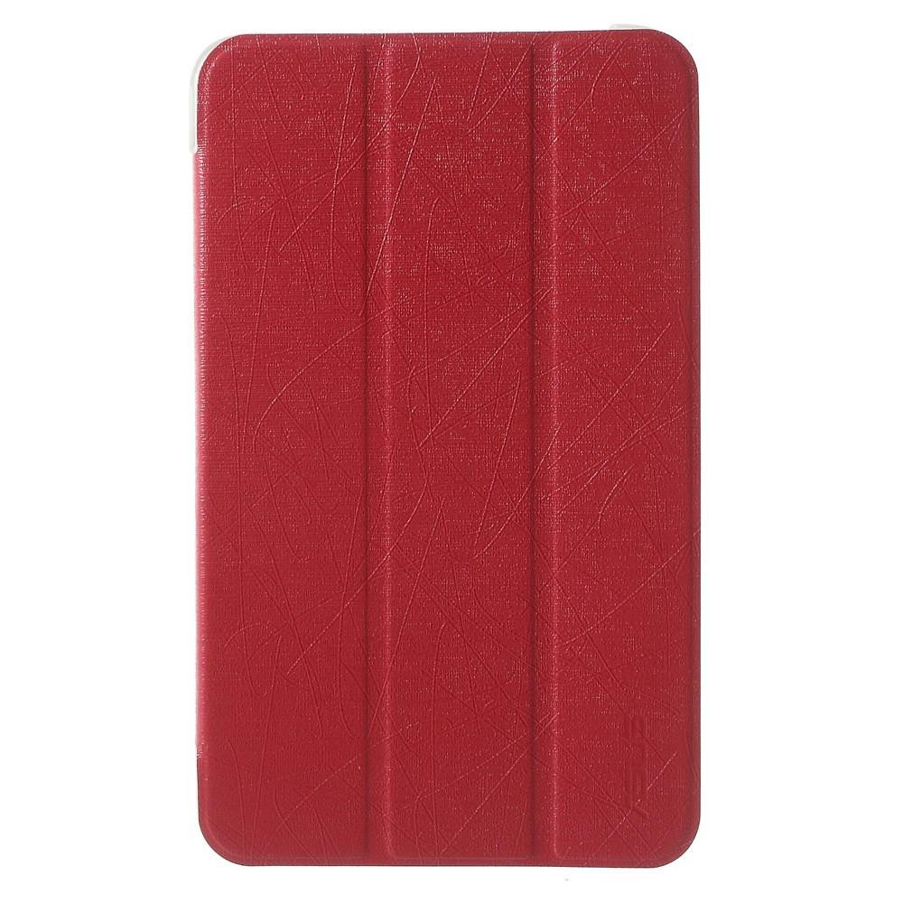 EGGO Silk Texture Leather Case для Asus Memo Pad 7 ME176 with Tri-fold Stand Red - зображення 1