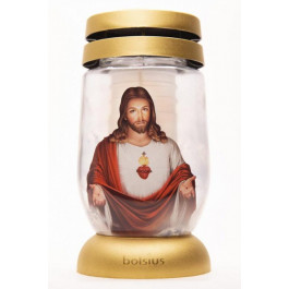 Bolsius Лампадка скляна  Ісус, 22 см (8717847153272)