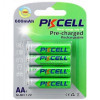Акумулятор PKCELL AA 600mAh NiMH Pre-charged Rechargeable 4шт (PC/AA600-4BA)