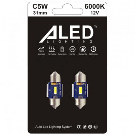 ALED C5W Festoon 31mm 6000к Canbus (2шт.)