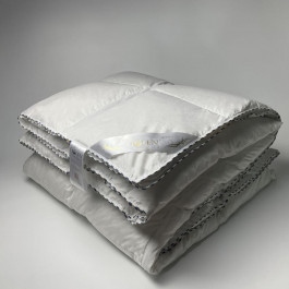 IGLEN Одеяло пуховое в батистовом тике 100% серый пух всесезонное 110х140 см вес 500 г (11014010GRS)