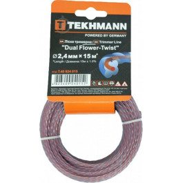 Tekhmann Леска для садових триммеров DUAL Flower-Twist 2.4 мм x 15 м (4823409240152)
