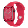 Apple Watch Series 8 GPS 41mm PRODUCT RED Aluminum Case w. PRODUCT RED S. Band - M/L (MNUH3) - зображення 1
