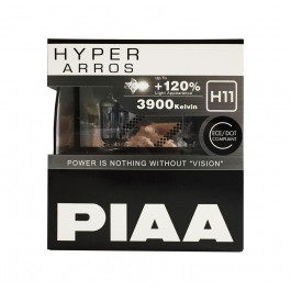 PIAA H11 Hyper Arros 3900K +120% (HE-906)