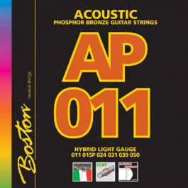 Boston Acoustics Комплект струн для акустической гитары  AP-11