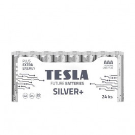 TESLA BATTERIES AAA bat Alkaline 24шт Silver+ 8594183392356