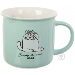 Fiora Чашка Funny Cat Turquoise 350 мл (GB057-SU0651-2)