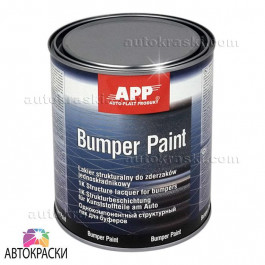 Auto-Plast Produkt (APP) APP Bumper Paint Структурна фарба для бамперів чорна 1л