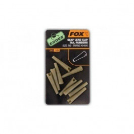 Fox Конус Slik Lead Clip Tail Rubber - Size 10 Khaki (CAC480)