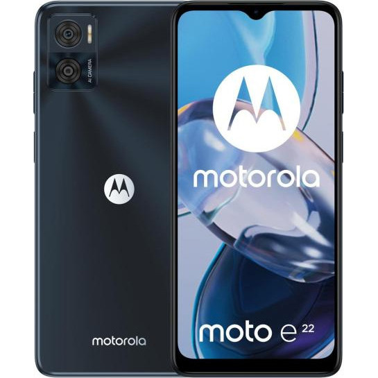 Motorola Moto E22 4/64GB Astro Black (PAVC0001) - зображення 1
