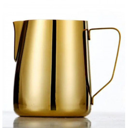 VD Coffee Молочник-пітчер із нержавіючої сталі, 600 мл, Золотистий 600 (MT-600-G)