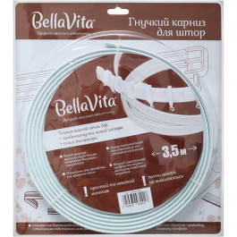 Bella Vita Карниз гнучкий  B-11350SKIN одинарний укомплектований 350 см білий (2250630988010)