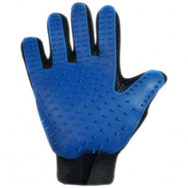 UFT Перчатка для вычесывания шерсти для кошек и собак  Hair Removal Gloves Черно-синяя (4820176253507)