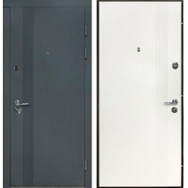 Revolut Doors В-413 модель172 графіт матовий / біла шагрень 2040x840 мм праві