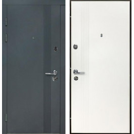 Revolut Doors В-413 модель172 графіт матовий / біла шагрень 2040x840 мм ліві