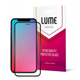 Lume Protection 2.5D Silk Border for Apple iPhone 12 Pro Max Black (LU25D67B)