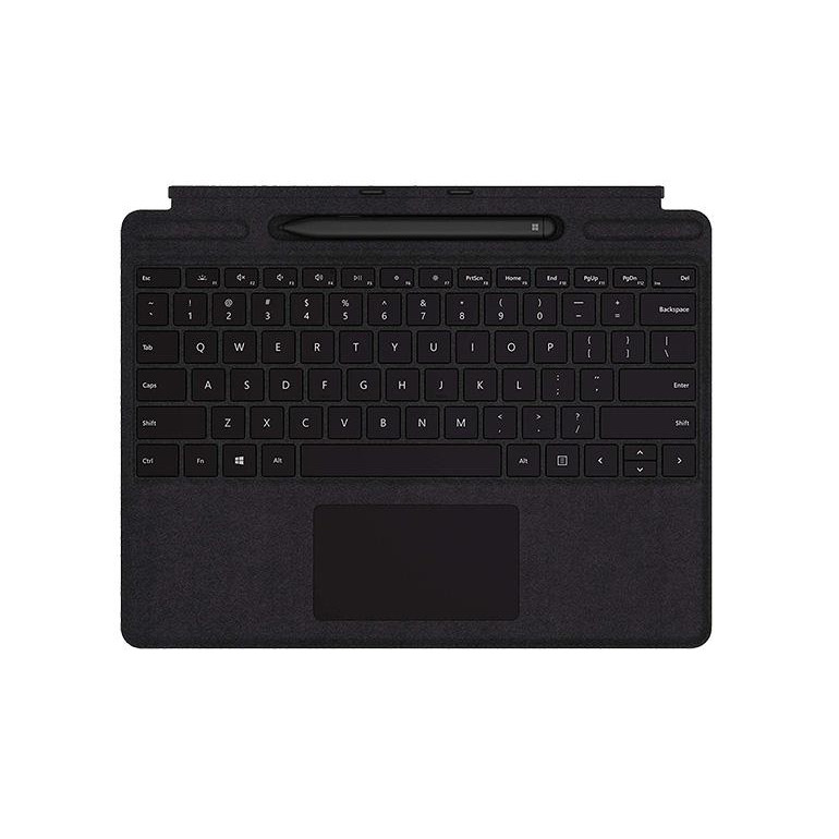 Microsoft Surface Pro Signature Keyboard Black with Slim Pen 2 (8X6-00007) - зображення 1