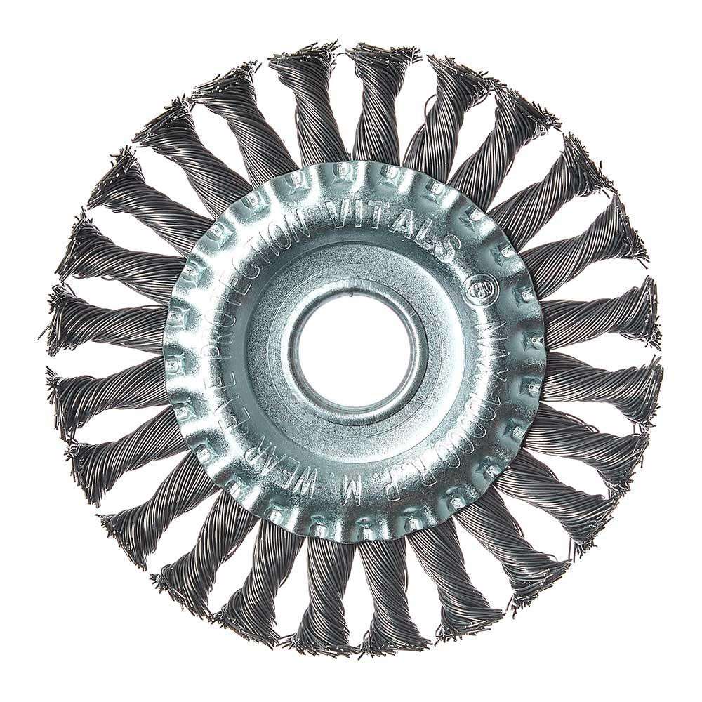 VITALS Щітка дискова  плетена сталь 125x22, 2м 0,5мм - зображення 1