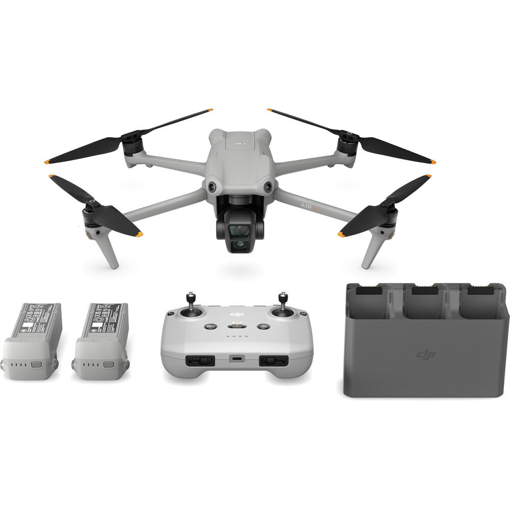 DJI Air 3 Drone Fly More Combo with RC-N2 (CP.MA.00000692.01; CP.MA.00000692.04) - зображення 1
