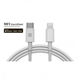 REAL-EL USB Type-C to Lightning 2m MFI TPE White (EL123500058)