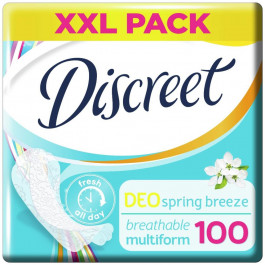 Discreet Щоденні гігієнічні прокладки  Deo Spring Breeze 100 шт (8001090162113)