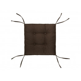 DOTINEM Подушка на стул DOTINEM CAPITONE AQUA коричневая 40х40х6 см (216904-1)