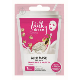 Milky Dream Маска для обличчя  тканинна Пітахая і білий чай 20 мл (4820205302480)