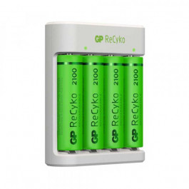 GP Batteries ReCyko USB 4-slot Charger E411 (210AAHCN-2B4)