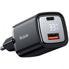 Mcdodo 33W +USB-C PD+QC3.0 LED Black (CH-1701)
