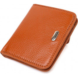 CANPELLINI Невеликий жіночий гаманець із натуральної шкіри флотар світло-коричневого кольору  (2421796)