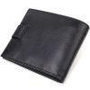 CANPELLINI Чорний чоловічий гаманець із гладкої шкіри чорного кольору з монетницею  (2421880) - зображення 2
