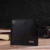 CANPELLINI Чорний чоловічий гаманець із гладкої шкіри чорного кольору з монетницею  (2421880) - зображення 6