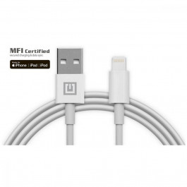 REAL-EL USB 2.0 AM to Lightning 1m MFI TPE White (EL123500055)
