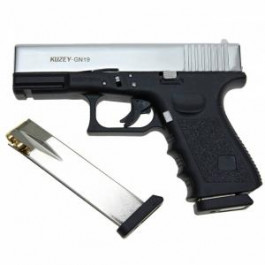  KUZEY GN-19#1 Shiny Chrome Plating/Black Grips