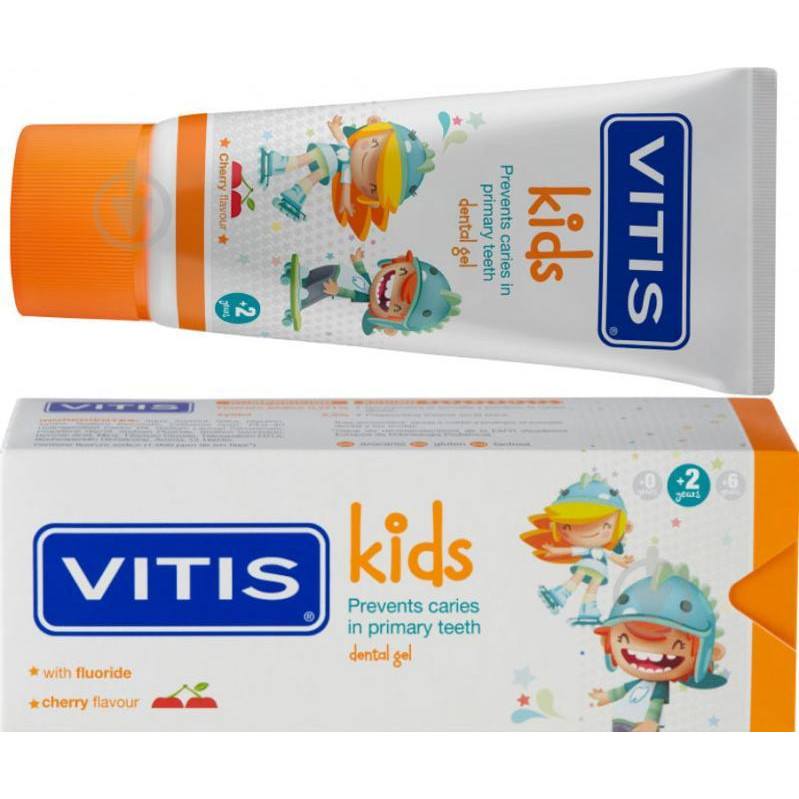 Dentaid Гель-паста для детей  Vitis Kids 50 мл (8427426052789) - зображення 1