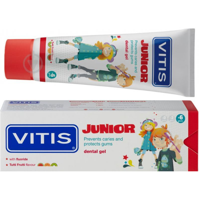 Dentaid Гель-паста для детей  Vitis Junior 75 мл (8427426052765) - зображення 1