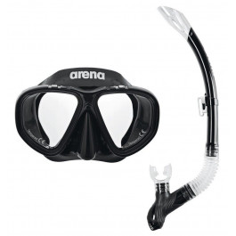 Arena Набор Premium Snorkeling Set Jr, black/clear/black (002019-505)