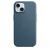 Apple iPhone 15 FineWoven Case with MagSafe - Pacific Blue (MT3G3) - зображення 1