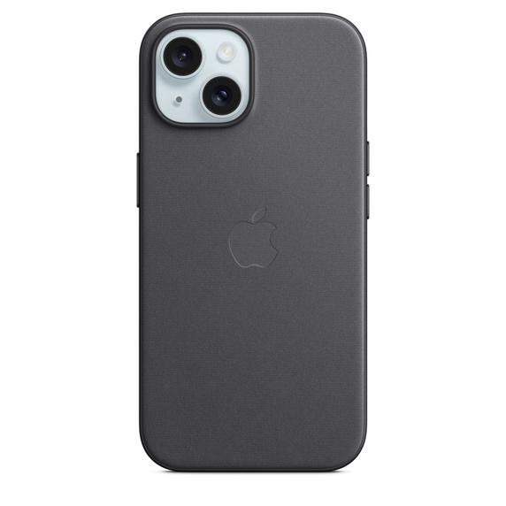 Apple iPhone 15 FineWoven Case with MagSafe - Black (MT393) - зображення 1