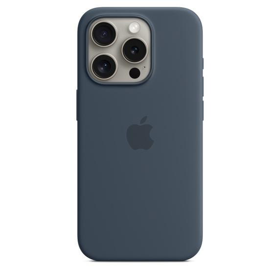 Apple iPhone 15 Pro Silicone Case with MagSafe - Storm Blue (MT1D3) - зображення 1