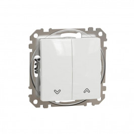 Schneider Electric Кнопочний вимикач для жалюзі 2-кл  Sedna Design SDD112114 Бєжевий