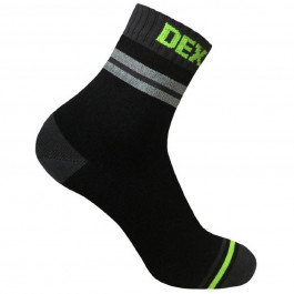 Dexshell Шкарпетки водонепроникні  Pro visibility Cycling DS648GRY чорний/сірий р.47-49