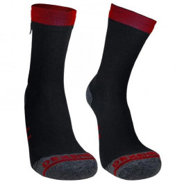 Dexshell Шкарпетки водонепроникні  Running Lite DS20610RED чорний/червоний р.47-49