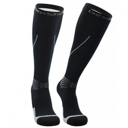 Dexshell Шкарпетки водонепроникні  Compression Mudder DS635GRY чорний/сірий S