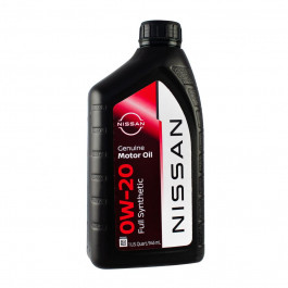 Nissan Genuine Motor Oil 0W-20 999PK000W20N